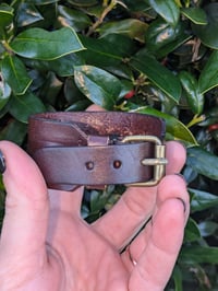 Image 2 of Men's 7 Mustard Seed Leather Bracelet