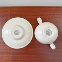 Image 4 of Gustavsberg Birka Bouillon Cup with Saucer