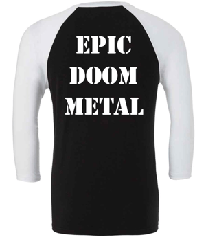Image of T-SHIRT RAGLAN "EPIC DOOM METAL - 1987"