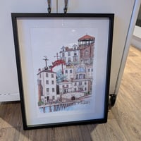 Image 2 of Last Minute Large Deal Town Framed Print