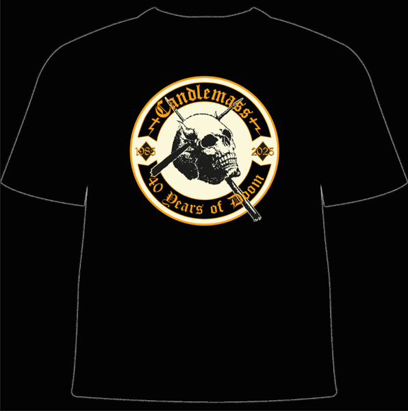 Image of T-SHIRT "40 Years Of Doom" w/ backprint!