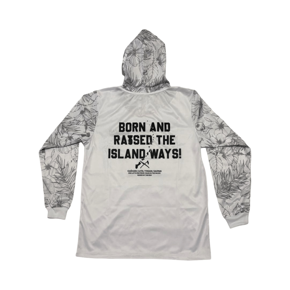 Image of BORN&RAISED  DRI-FIT LONGSLEEVE HOODIE (ADULT&YOUTH)