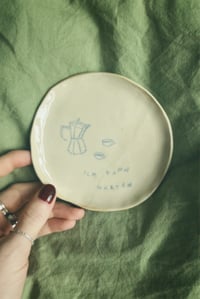 Image 1 of jewelry plate // ich kann warten 