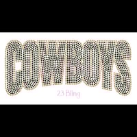 Image 4 of COWBOYS 2 Color Spangle Transfers
