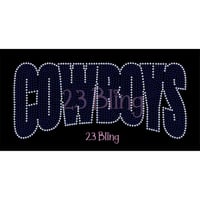 Image 2 of COWBOYS 2 Color Spangle Transfers