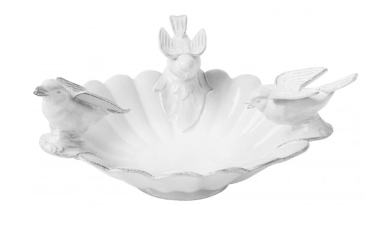Image of Astier De Villate Marguerite Fruit Bowl With Birds