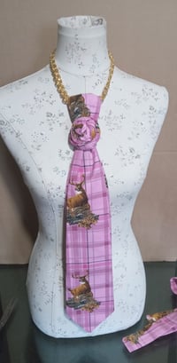 Image 1 of Pink Huntress Women's Necktie