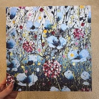 Image 3 of 'Cornish Blooms' gallery wrapped canvas.