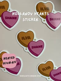 Hollanov Heart Stickers Heated Rivalry