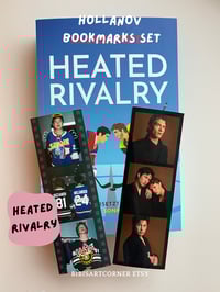 Image 1 of Hollanov Set of Bookmarks Heated Rivalry 
