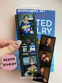 Image 3 of Hollanov Set of Bookmarks Heated Rivalry 