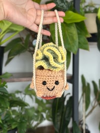 Image 1 of Pre-Order Pebbles: Swinging Crochet Succulent 