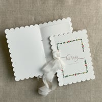 Image 3 of Still bloom flora wedding vow book set of 2 - 1 his vows + 1 her vows