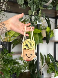 Image 3 of Pre-Order Pebbles: Swinging Crochet Succulent 