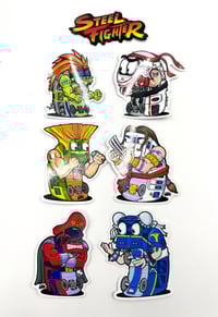 Image 9 of "STEEL FIGHTER"  Sticker Pack 