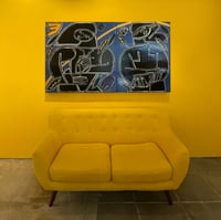 Image 3 of "Dance In The Soft Golden Wind" (Diptych) by America Martin