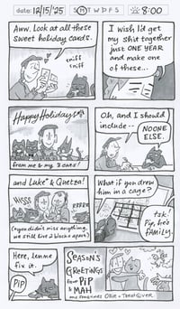 NEW!! Daily Comic 12/15: Holiday Cards