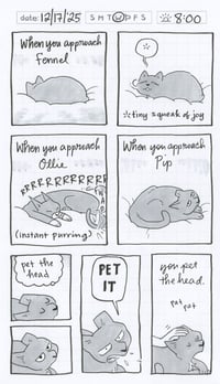 NEW!! Daily Comic 12/17: Pet the Head