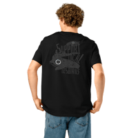 Image 2 of SUPPORT LOCAL LESBIANS epaulette shark tee