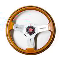 Image 1 of 325mm wooden steering wheel 
