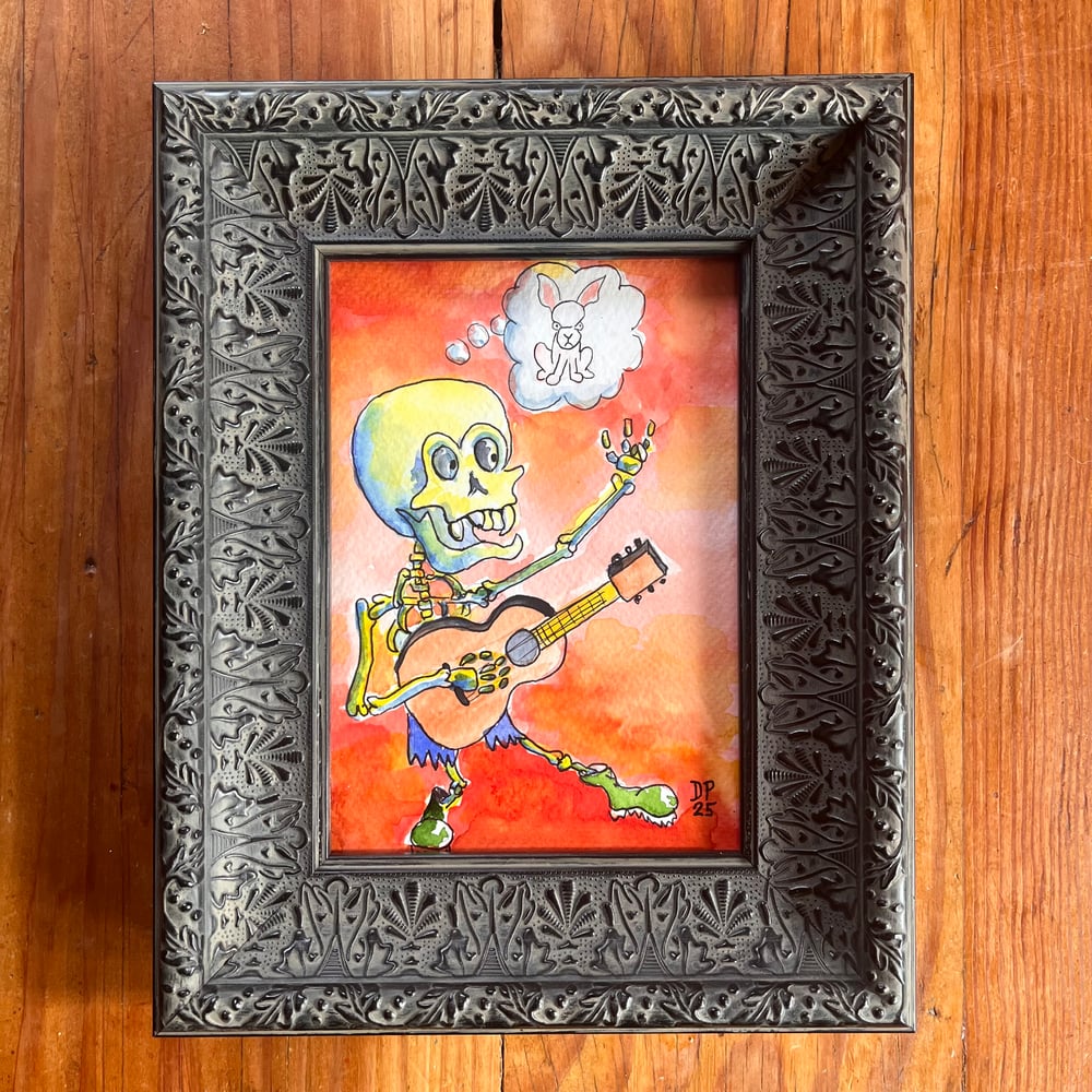 Image of Skeleton Thinks About Mad Rabbit