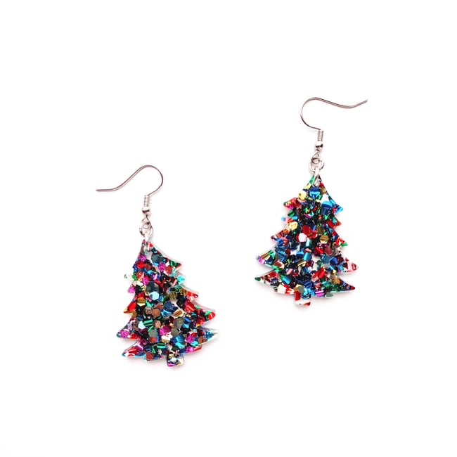 Christmas Tree Earrings 🎄