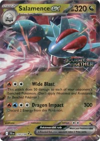 Salamence ex - 114/159 (Journey Together Stamped) - Miscellaneous Cards & Products - Near Mint