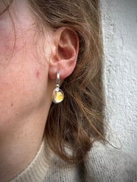 Image 5 of Creolen mit Citrin Charms