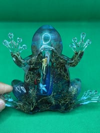 Image 2 of The Threshold Watcher Resin Frog