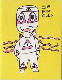 eye host child greeting card 