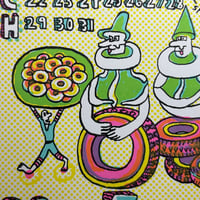 Image 5 of Leif Goldberg's 2026 Calendar! (12 double sided screen prints!)