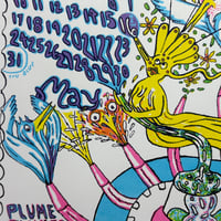 Image 7 of Leif Goldberg's 2026 Calendar! (12 double sided screen prints!)