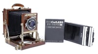 Image 1 of Nagaoka MKII Ultralight 4X5 camera 210mm Lens + Holders + Film READY TO SHOOT (#1829)