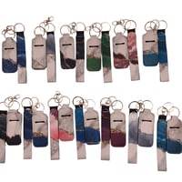 Image 2 of Essential Everyday Trio: Set of 3 Wristlet keychains with Lipstick Holder, Car Coaster