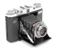 Image 1 of Zeiss Ikonta 524/16 6X6 folding medium format camera with 75mm F3.5 lens #1827