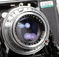 Image 9 of Zeiss Ikonta 524/16 6X6 folding medium format camera with 75mm F3.5 lens #1827