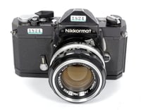 Image 2 of Nikon Nikkormat FTN BLACK 35mm SLR film camera with 50mm F1.4 lens #1824