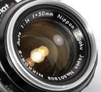 Image 9 of Nikon Nikkormat FTN BLACK 35mm SLR film camera with 50mm F1.4 lens #1824