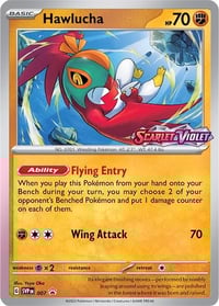 Hawlucha - 007 (Prerelease) - SV: Scarlet & Violet Promo Cards - Near Mint