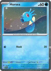Horsea - 137 (Cosmo Holo) - SV: Scarlet & Violet Promo Cards - Near Mint