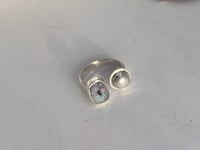 Image 1 of Doppelring mit Boulder Opal und Perle