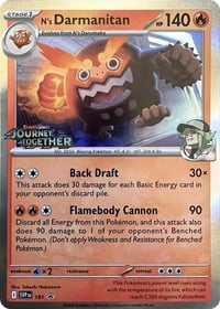 N's Darmanitan - 181 (Prerelease) - SV: Scarlet & Violet Promo Cards - Near Mint