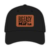 Big Easy Mafia Leather Patch Baseball Cap — Retro New Orleans Hat