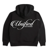 Image 2 of Unified Script Hoodie - Black