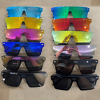 Image 4 of Orange Red Color Shift Sun Glasses