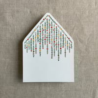 Image 2 of still bloom floral printed A7 envelope liner PACK of 10