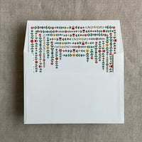 Image 4 of still bloom floral printed A7 envelope liner PACK of 10