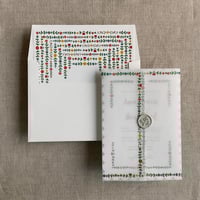 Image 6 of still bloom floral printed A7 envelope liner PACK of 10