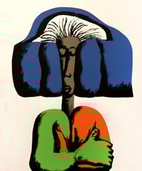 Giant Headphones Screenprint 