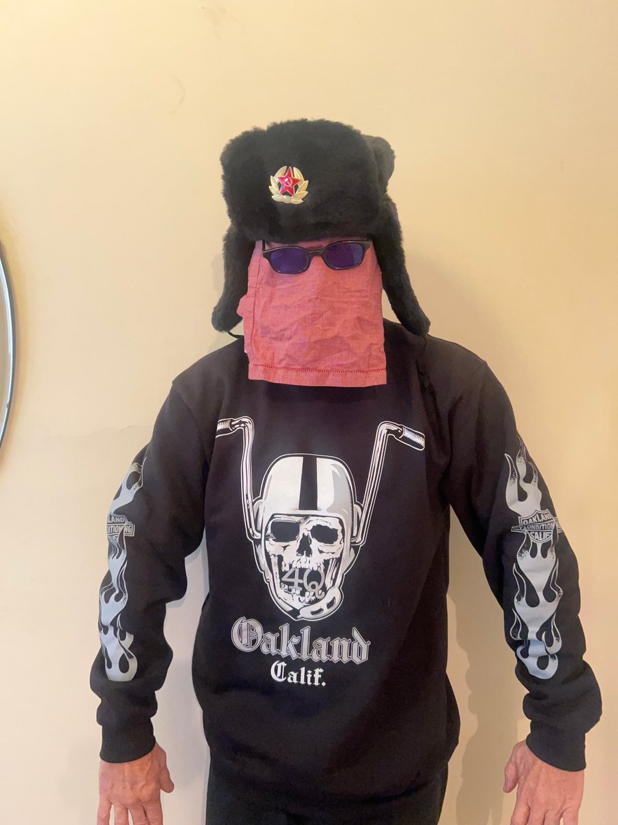 Raiders Oakland Crewneck pullover 100% USA MADE / 4Q Conditioning